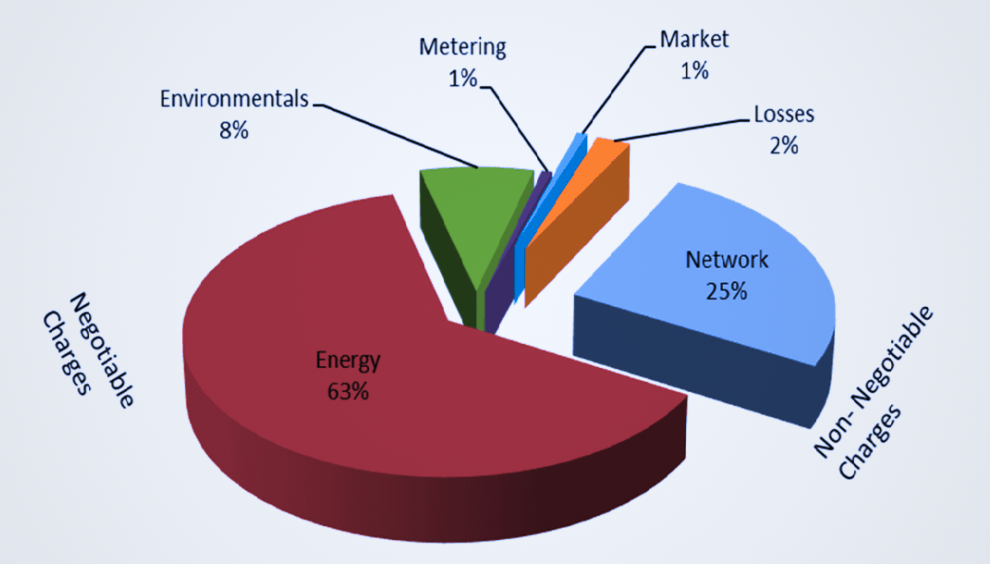 Electricity bill unbundled